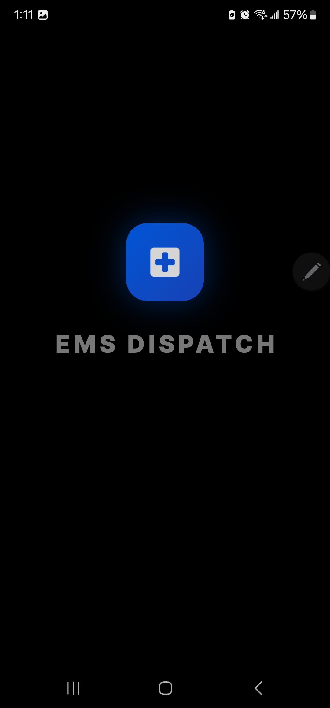 EMS Dispatch launch screen